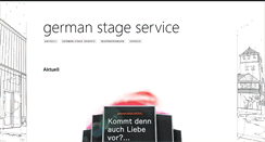 Desktop Screenshot of germanstageservice.de